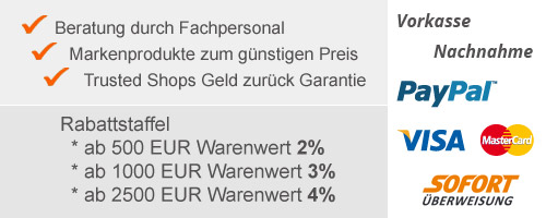 Zahlung & Rabatte