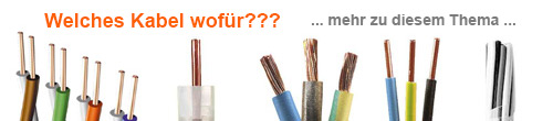 Kabelsorten - welches Kabel wofür