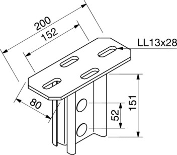 Kopfplatten f. Profilschienen