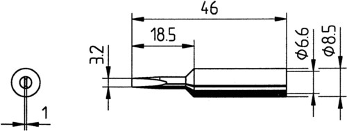 Ersa Dauerlötspitze 0832EDLF/SB