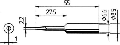 Ersa Dauerlötspitze 0832KDLF/SB