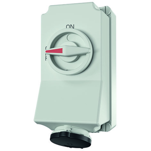 Mennekes Wanddose DUO HW/VN 32A,7p,7h,500V,IP44 5683