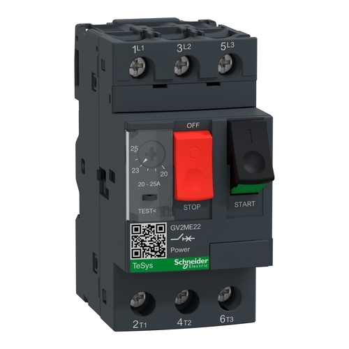 Schneider Electric Motorschutzschalter 20,00-25,00A GV2ME22 Schneider Electric Motorschutzschalter 20,00-25,00A GV2ME22