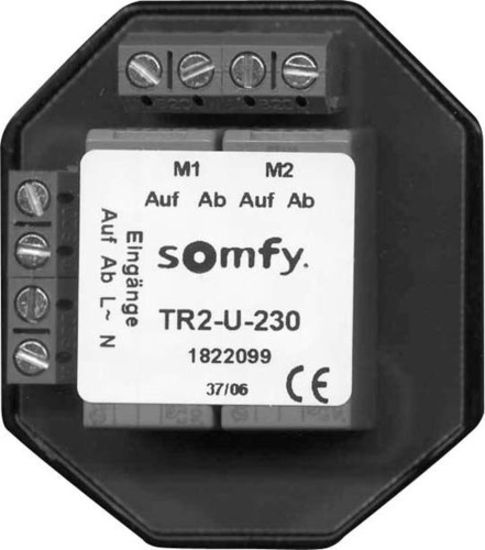 Somfy Trennrelais TR2-U-230 AP für zwei Antriebe 1822108