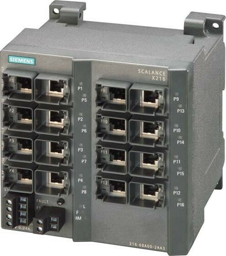 Siemens Dig.Industr. Switch Scalance 16x10/100Mbit/s RJ45 6GK5216-0BA00-2AA3