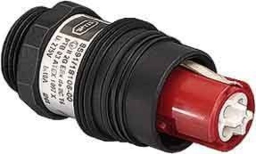 Stahl Flanschsteckdose 8591/181-06-0000