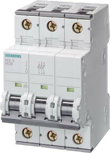 Siemens Dig.Industr. LS-Schalter 15KA,3p,B,63A,T=70mm 5SY7363-6