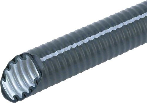 Fränkische Kunststoff-Wellrohr mittel 63,0x48,4 biegsam FFKuS-EM-F-LS0H 63sw