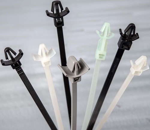 HellermannTyton Befestigungsbinder 165x4,6 YQR10050-N66-BN-C1