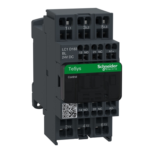 Schneider Electric Leistungsschütz 18A 24V DC LC1D183BL Schneider Electric Leistungsschütz 18A 24V DC LC1D183BL