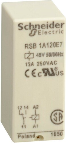 Schneider Electric Schnittstellenrelais 48V AC RSB1A120E7