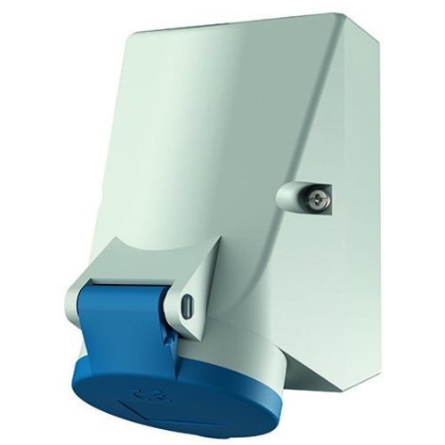 Mennekes Wanddose HW/VN 16A,7p,9h,230V,IP44 733