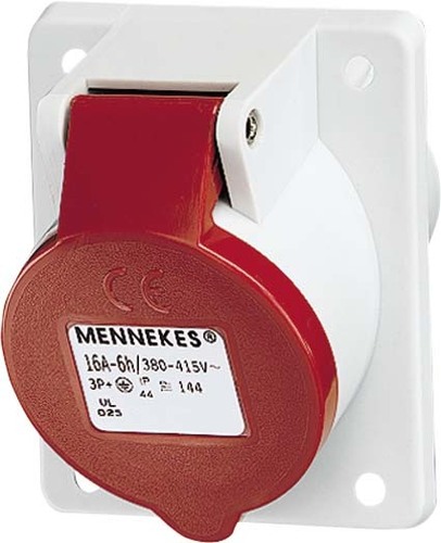 Mennekes Anbaudose 16A,4P,6H,400V IP44 144