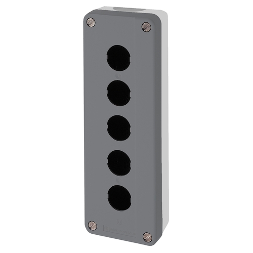 Schneider Electric Leergehäuse Kst., 5 horiz. Bohr. XALD05H7 Schneider Electric Leergehäuse Kst., 5 horiz. Bohr. XALD05H7