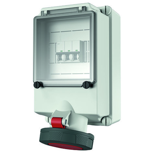 Mennekes Wanddose 63A,5p,6h,400V,IP67 7168