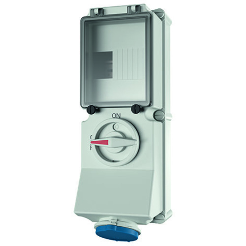 Mennekes Wanddose DUO 16A,3p,6h,230V,IP44 7213 Mennekes Wanddose DUO 16A,3p,6h,230V,IP44 7213