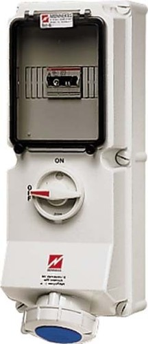 Mennekes Wanddose DUO 16A,3p,6h,230V,IP67 7238