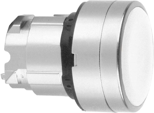 Schneider Electric Frontelement, weiß, flach f. Drucktaster D22mm ZB4BA14