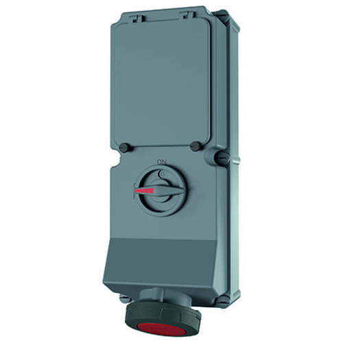 Mennekes Wanddose DUO HW/VN 63A,5p,6h,400V,IP67 7302