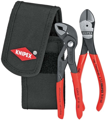 Knipex-Werk Mini-Zangenset in Gürteltasche 00 20 72 V02