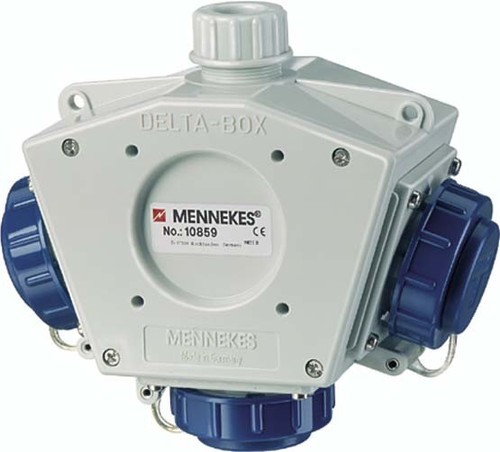 Mennekes DELTA-BOX blau/grau 10859