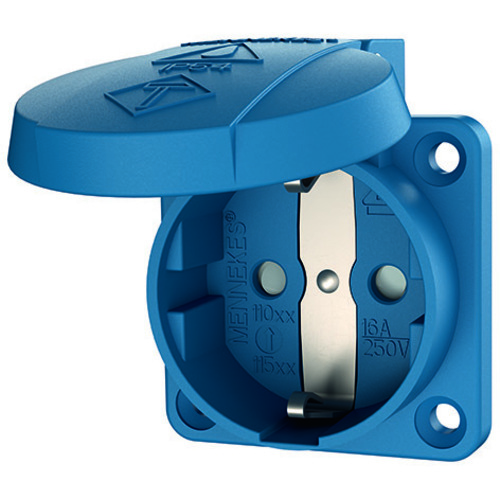Mennekes Schuko-Anbau-Steckdose 16A,2p+E,230V,bl 11061 Mennekes Schuko-Anbau-Steckdose 16A,2p+E,230V,bl 11061