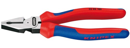 Knipex-Werk Kraft-Kombizange schwarz, 180mm 02 02 180 SB