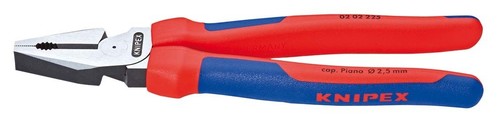 Knipex-Werk Kraft-Kombizange schwarz, 225mm 02 02 225 SB