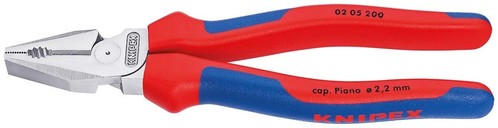 Knipex-Werk Kraft-Kombizange verchromt, 200mm 02 05 200
