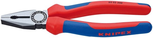 Knipex-Werk Kombizange schwarz, 200mm 03 02 200 SB