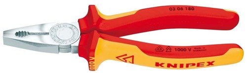 Knipex-Werk Kombizange verchromt, 160mm 03 06 160 SB