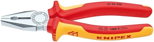 Knipex-Werk Kombizange verchromt, 200mm 03 06 200