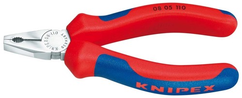 Knipex-Werk Mini-Kombizange verchromt, 110mm 08 05 110