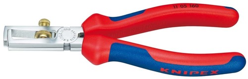 Knipex-Werk Abisolierzange verchromt, 160mm 11 05 160