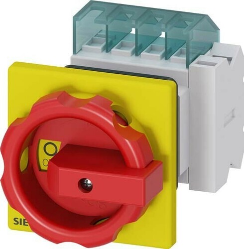 Siemens Dig.Industr. Haupt-/Not-Aus-Schalter 1S+1Ö 4p. 16A 7,5kW 3LD2054-2EP53