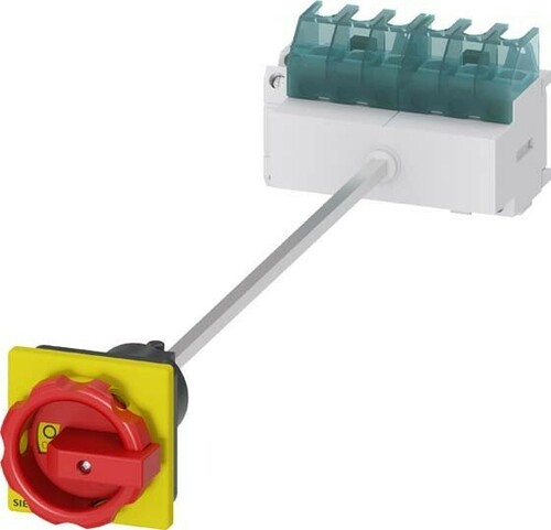 Siemens Dig.Industr. Haupt-/Not-Aus-Schalter 1S+1Ö 6p. 25A 9,5kW 3LD2113-4VP53