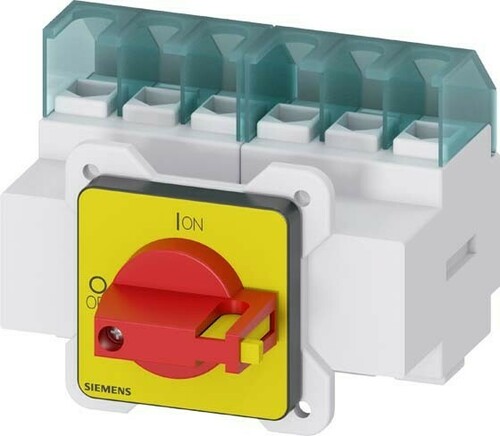 Siemens Dig.Industr. Haupt-/Not-Aus-Schalter 6p. 25A 9,5kW/400V 3LD2122-3VK13