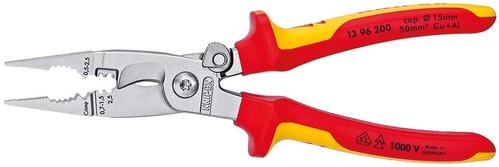 Knipex-Werk Elektro-Installationszange 200mm 13 96 200