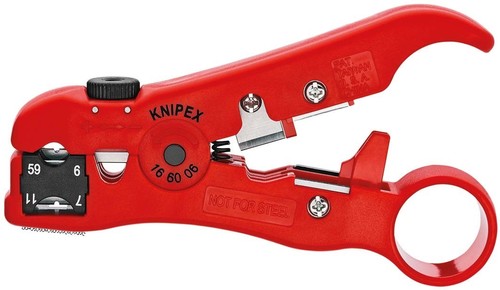 Knipex-Werk Abisolierwerkzeug für Koax 125mm 16 60 06 SB