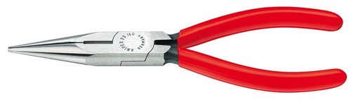 Knipex-Werk Flachrundzange mit Schneide, 140mm 25 01 140 SB
