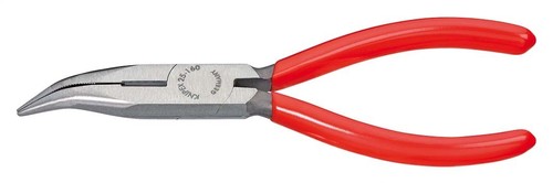 Knipex-Werk Flachrundzange mit Schneide, 160mm 25 21 160 SB