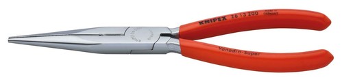 Knipex-Werk Flachrundzange mit Schneide, 200mm 26 13 200