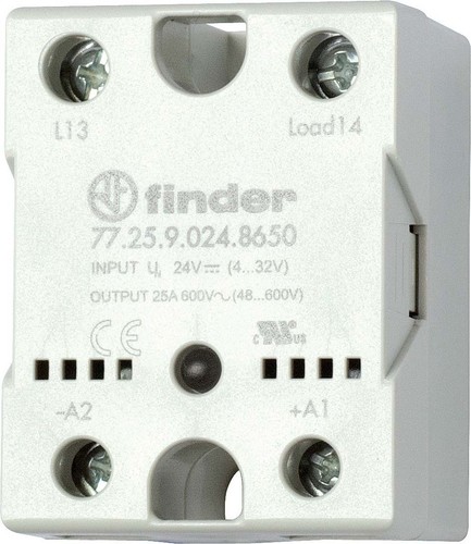 Finder Relais 25A, 24-240V AC 77.25.9.024.8250