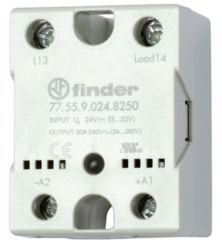 Finder Relais 50A, 48-600V AC 77.55.8.230.8650 Finder Relais 50A, 48-600V AC 77.55.8.230.8650