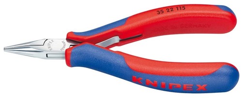 Knipex-Werk Elektronik-Greifzange spiegelpoliert,115mm 35 22 115