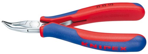 Knipex-Werk Elektronik-Greifzange spiegelpoliert,115mm 35 42 115 SB