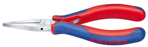 Knipex-Werk Elektronik-Greifzange spiegelpoliert,145mm 35 52 145