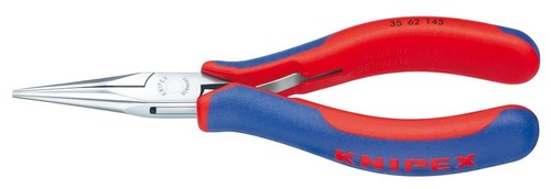 Knipex-Werk Elektronik-Greifzange spiegelpoliert,145mm 35 62 145 SB