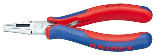 Knipex-Werk Elektron.-Bestückungszange spiegelpoliert,130mm 36 12 130