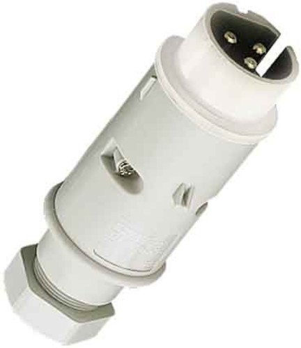 Mennekes Stecker 32A,2p,12h,50V,IP44 669A